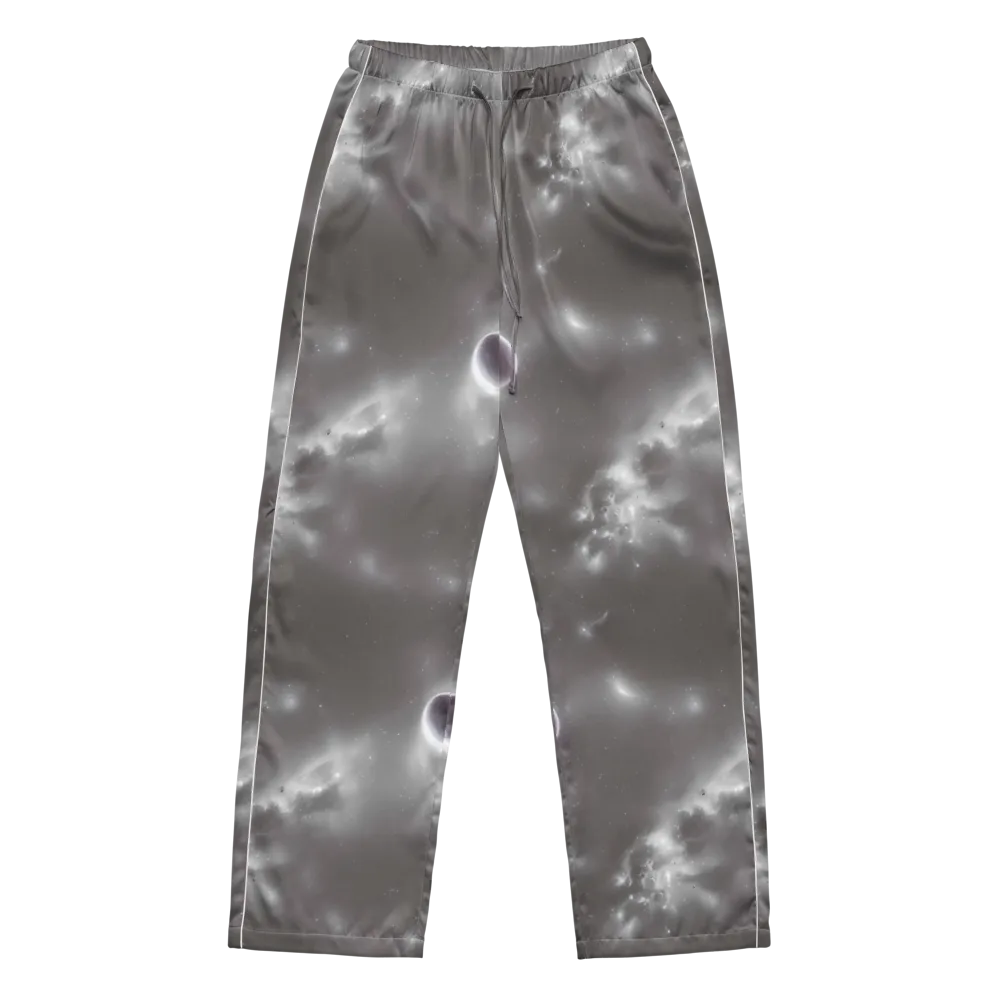 Silver Nebula on Women's Pajama Pants — Front