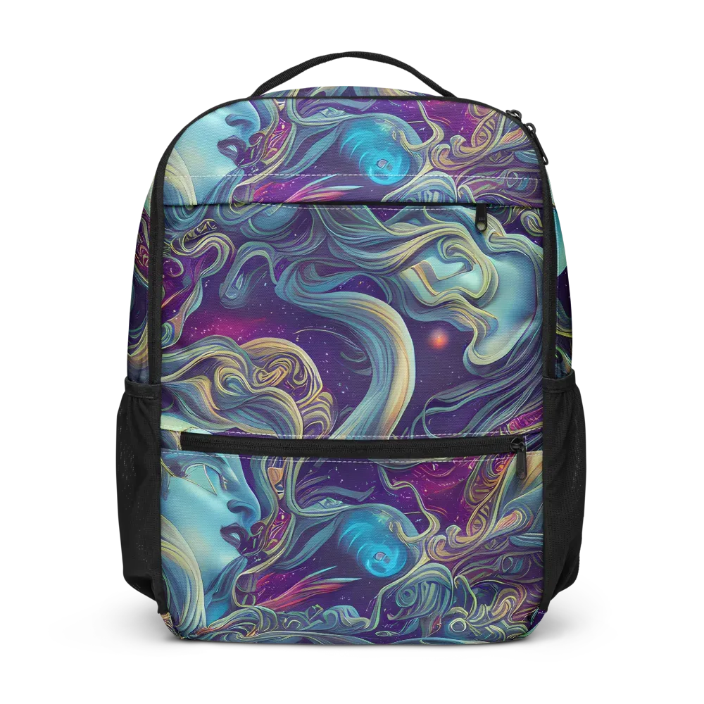 Stellar Waves on Utility Backpack — Front