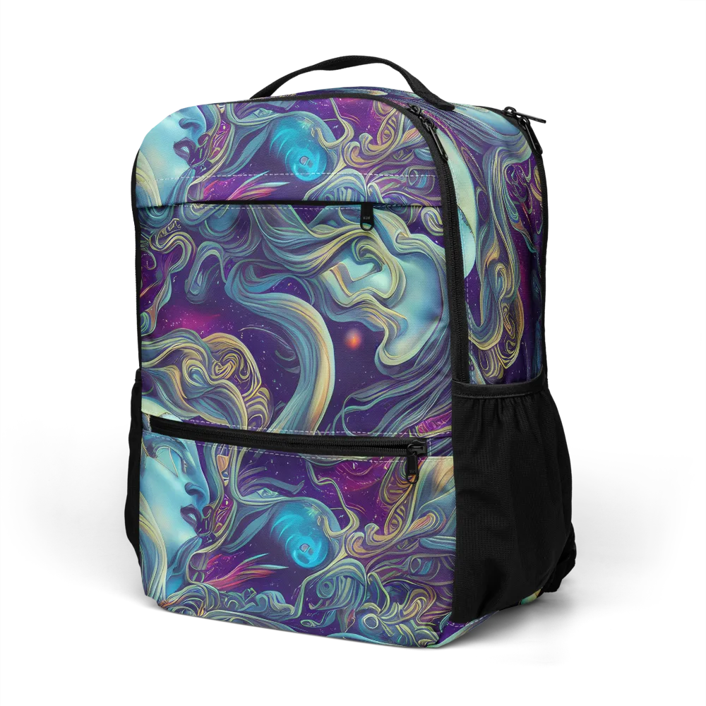 Stellar Waves on Utility Backpack — Left Front