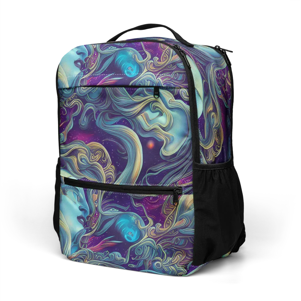 Stellar Waves on Utility Backpack — Left Front