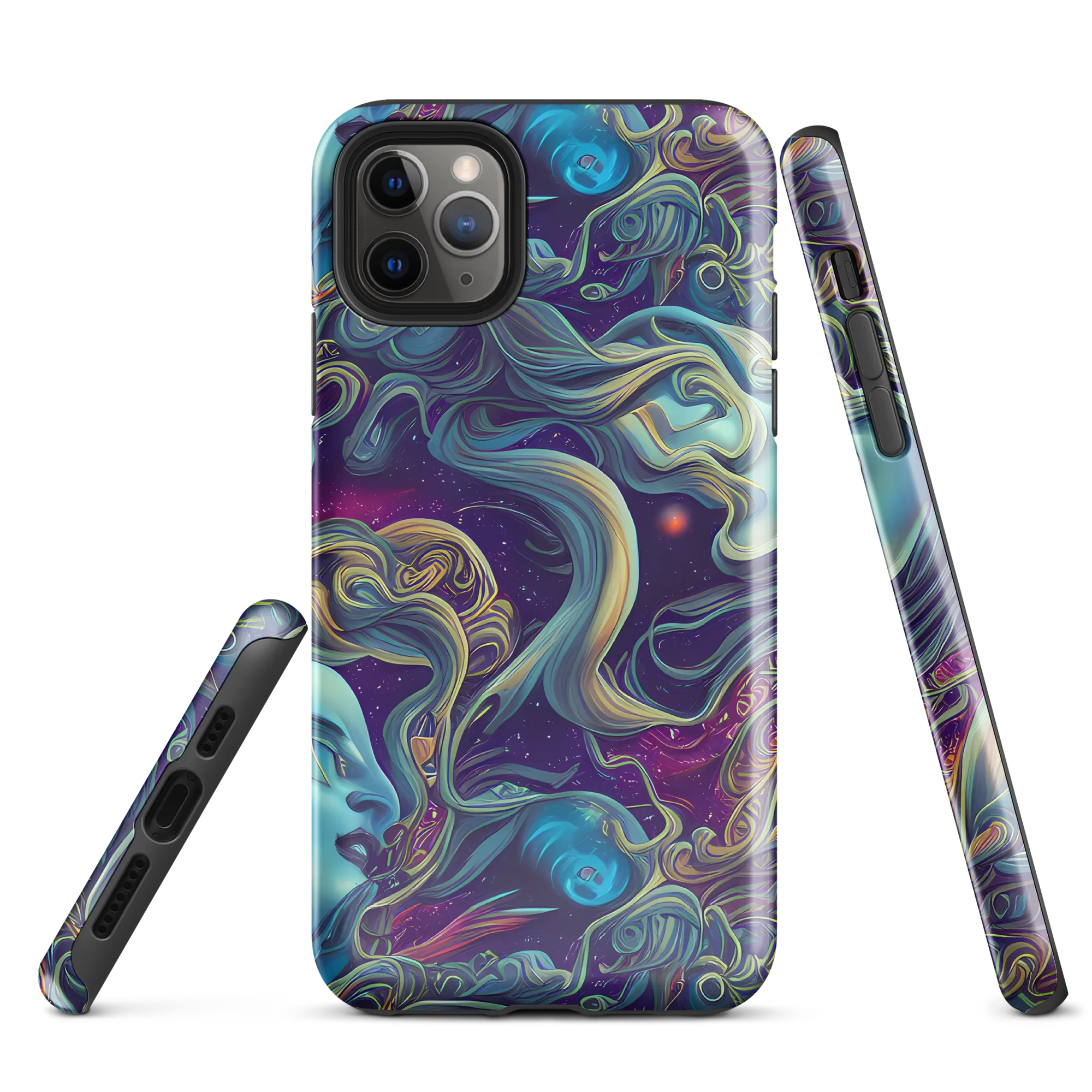 Stellar Waves on Tough Case for iPhone® — Front