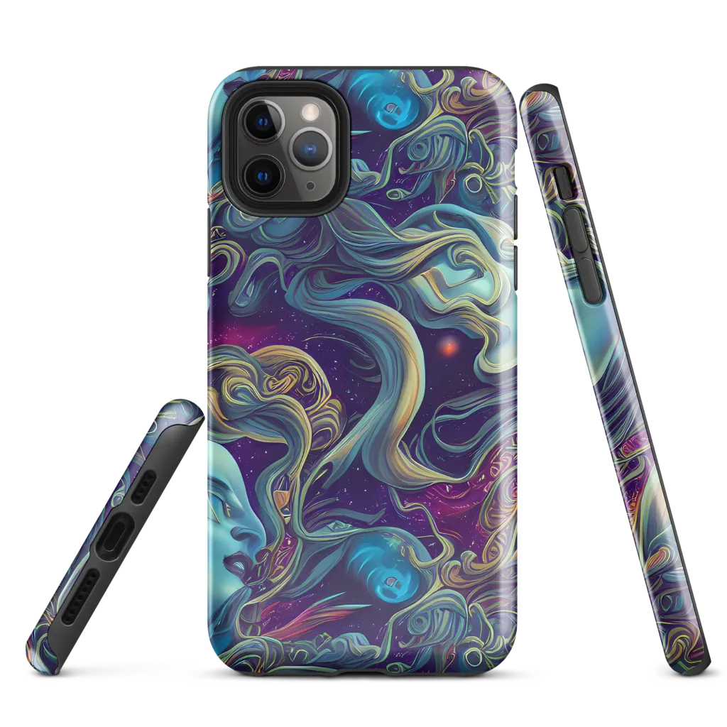 Stellar Waves on Tough Case for iPhone® — Front