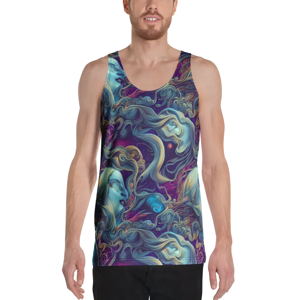 Stellar Waves on Men's Tank Top — Front