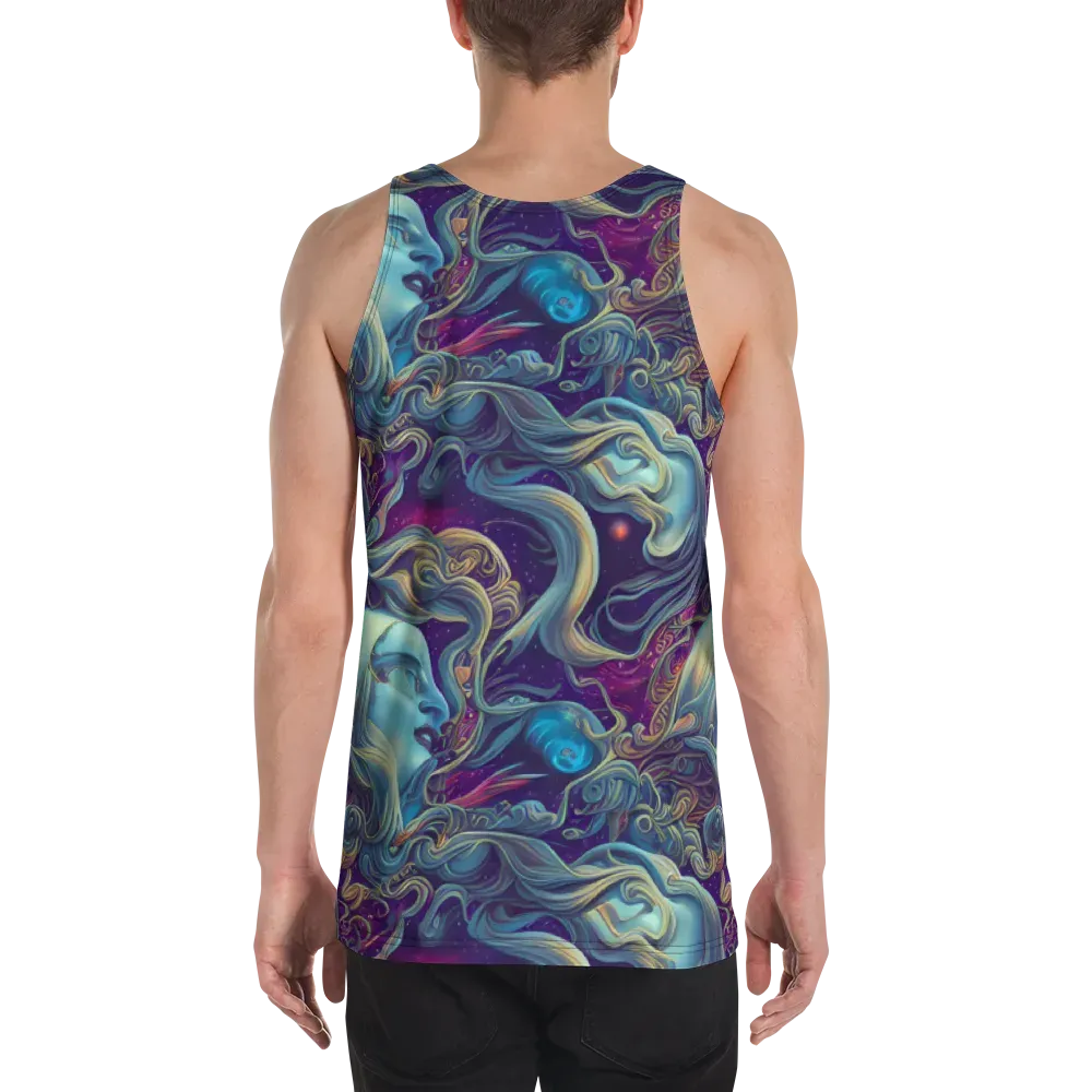 Stellar Waves on Men's Tank Top — Back