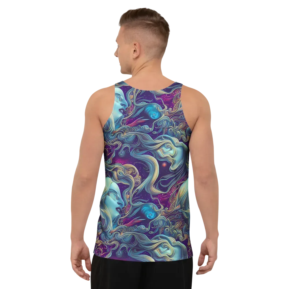 Stellar Waves on Men's Tank Top — Back