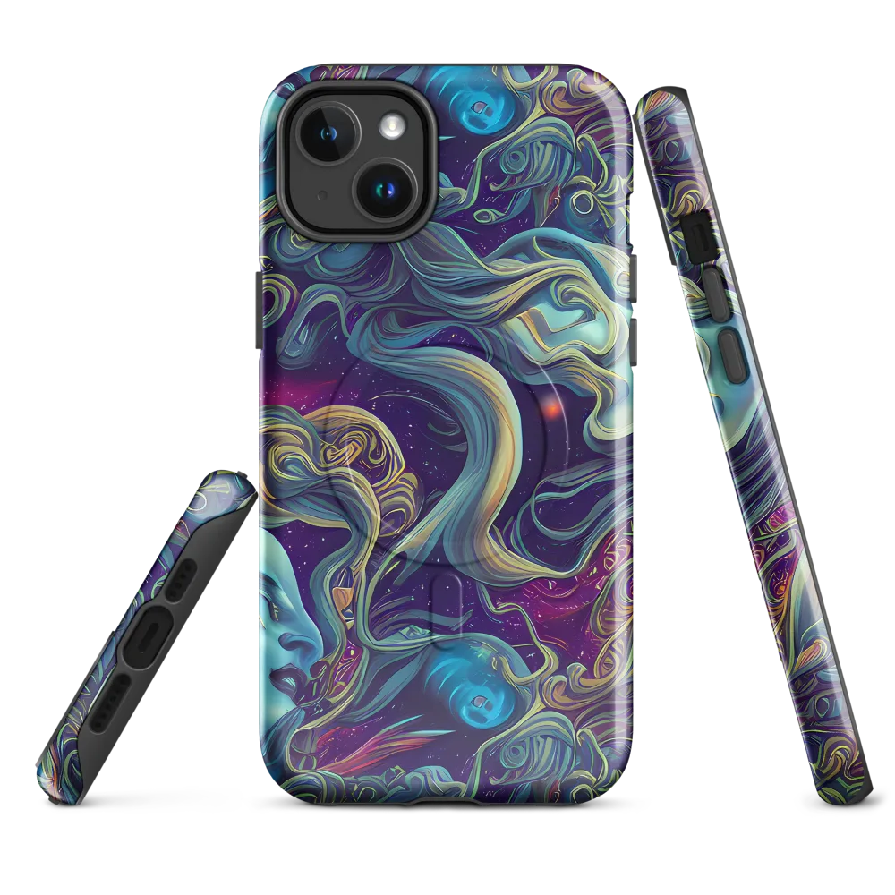 Stellar Waves on MagSafe Tough Case for iPhone® — Front