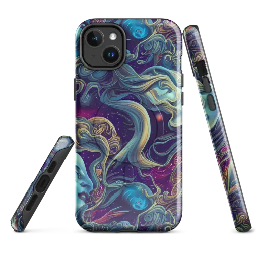 Stellar Waves on a MagSafe Tough Case for iPhone®