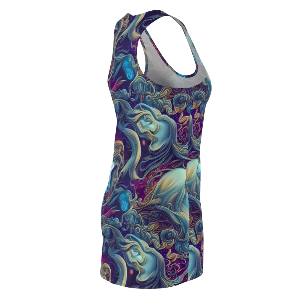 Stellar Waves on Racerback Dress — Back Side