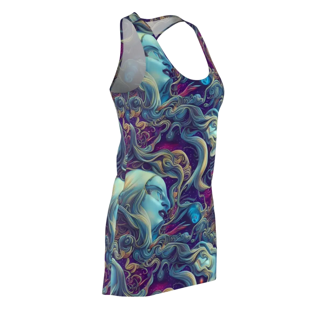 Stellar Waves on Racerback Dress — Front Side