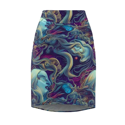 Stellar Waves on a Pencil Skirt