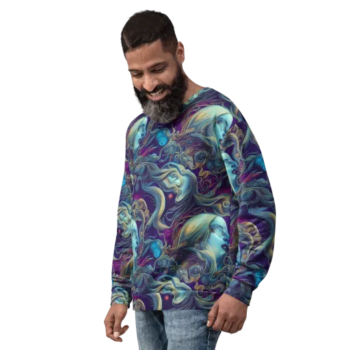Stellar Waves on a Sweatshirt