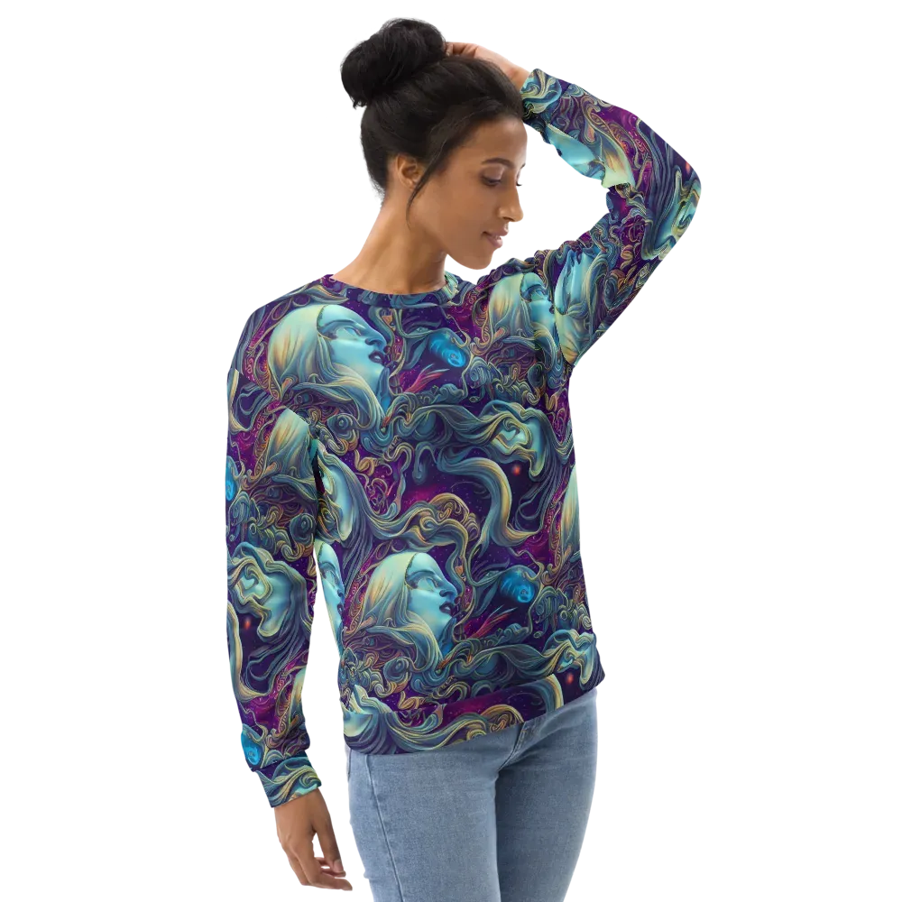 Stellar Waves on Sweatshirt — Right Front