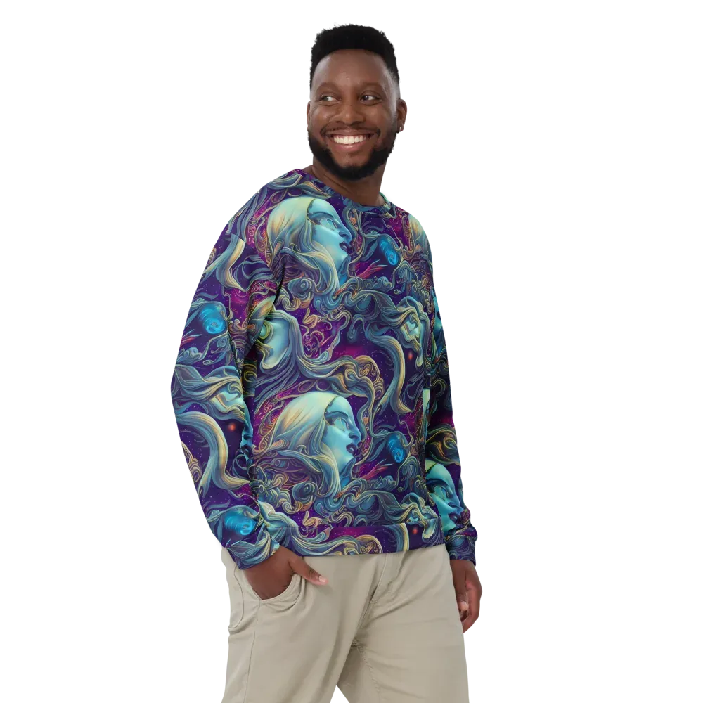 Stellar Waves on Sweatshirt — Front