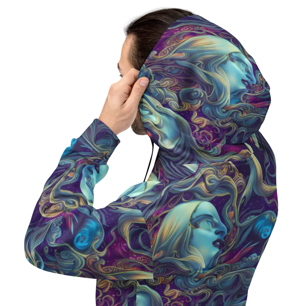 Stellar Waves on Hoodie — Back