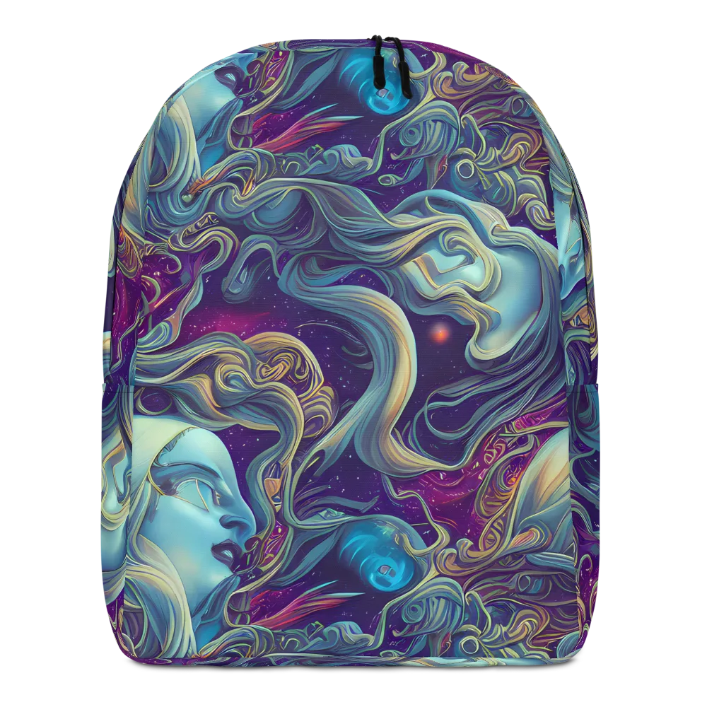 Stellar Waves on Minimalist Backpack — Front