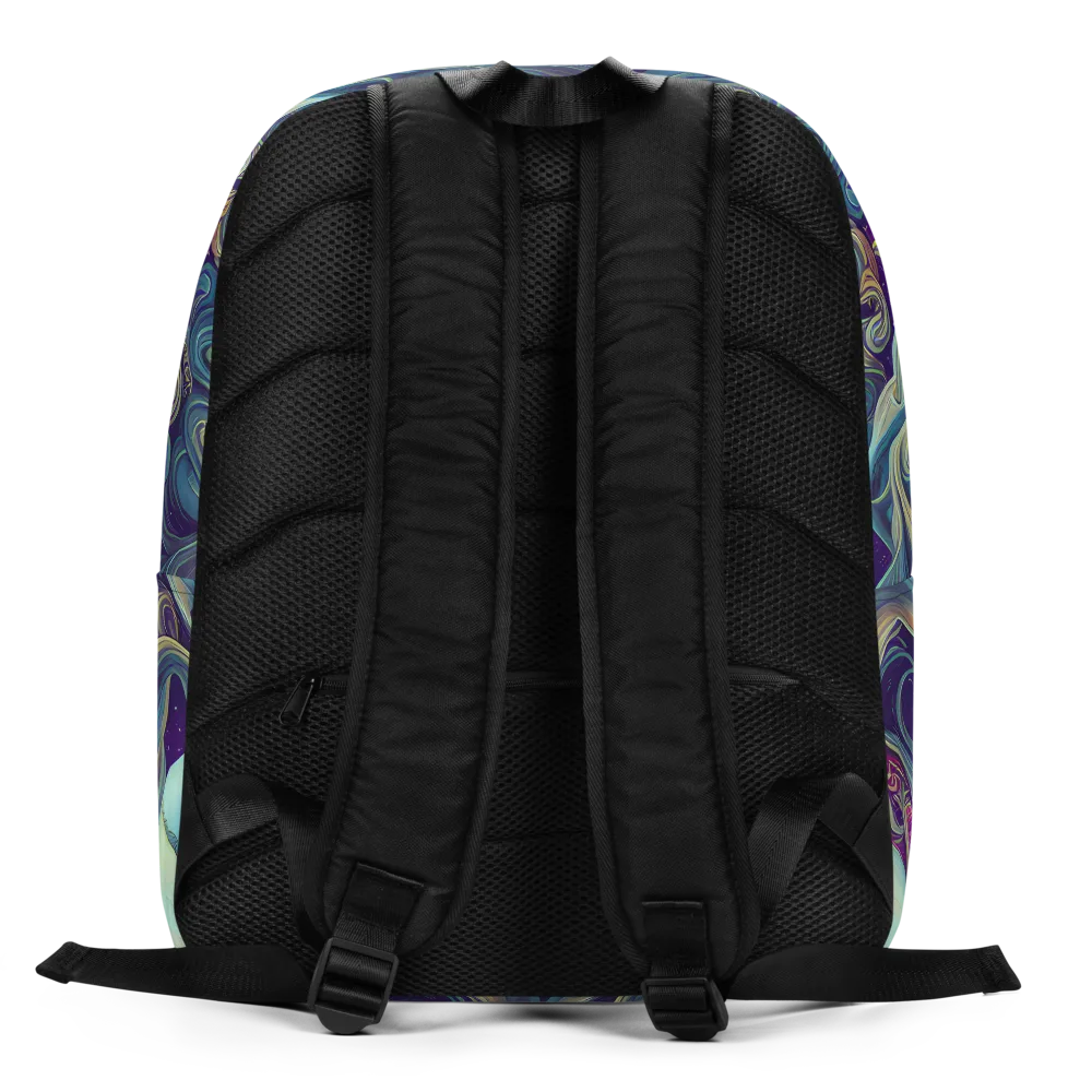 Stellar Waves on Minimalist Backpack — Back