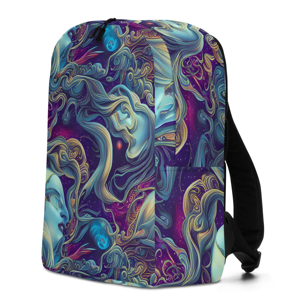 Stellar Waves on Minimalist Backpack — Left