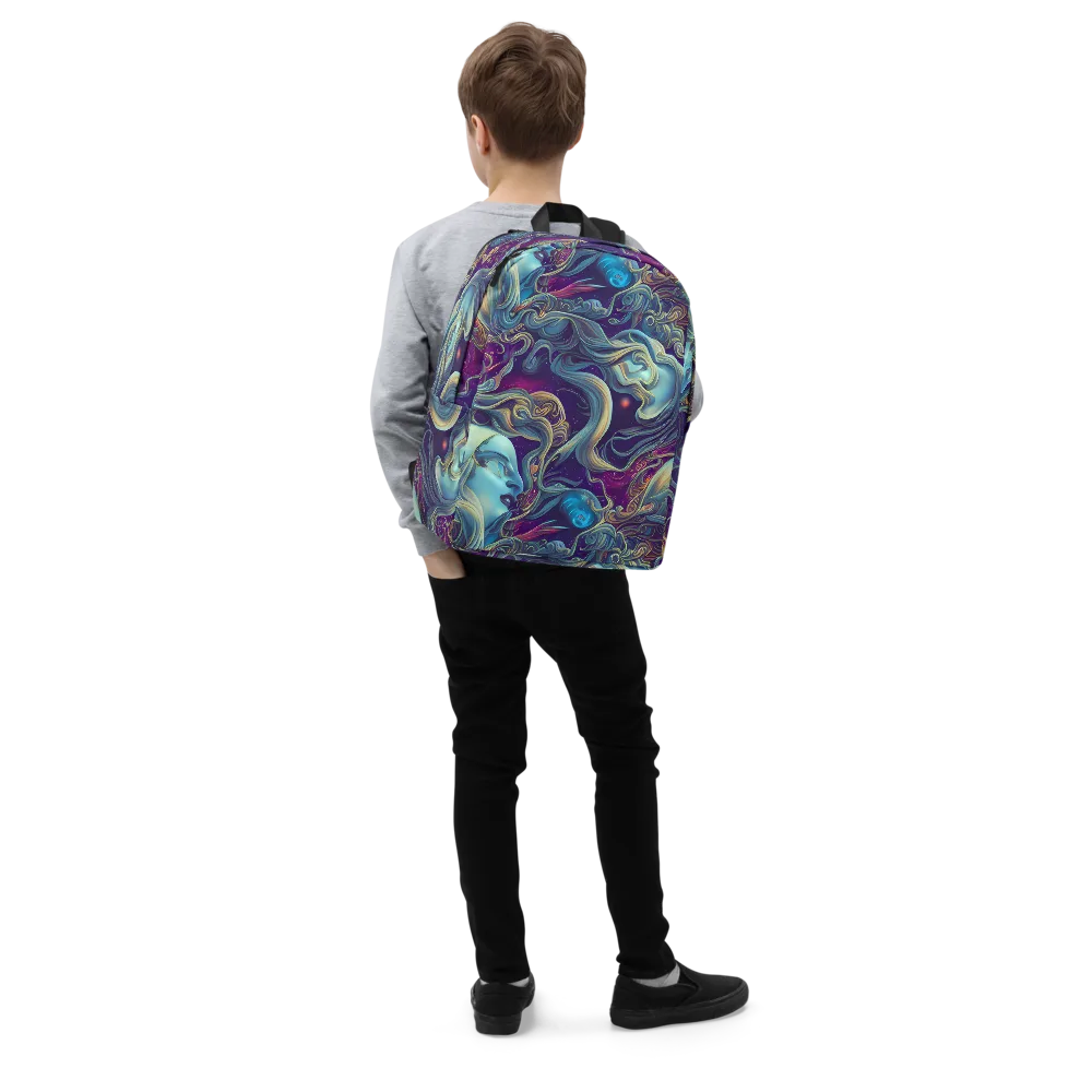 Stellar Waves on Minimalist Backpack — Right Front