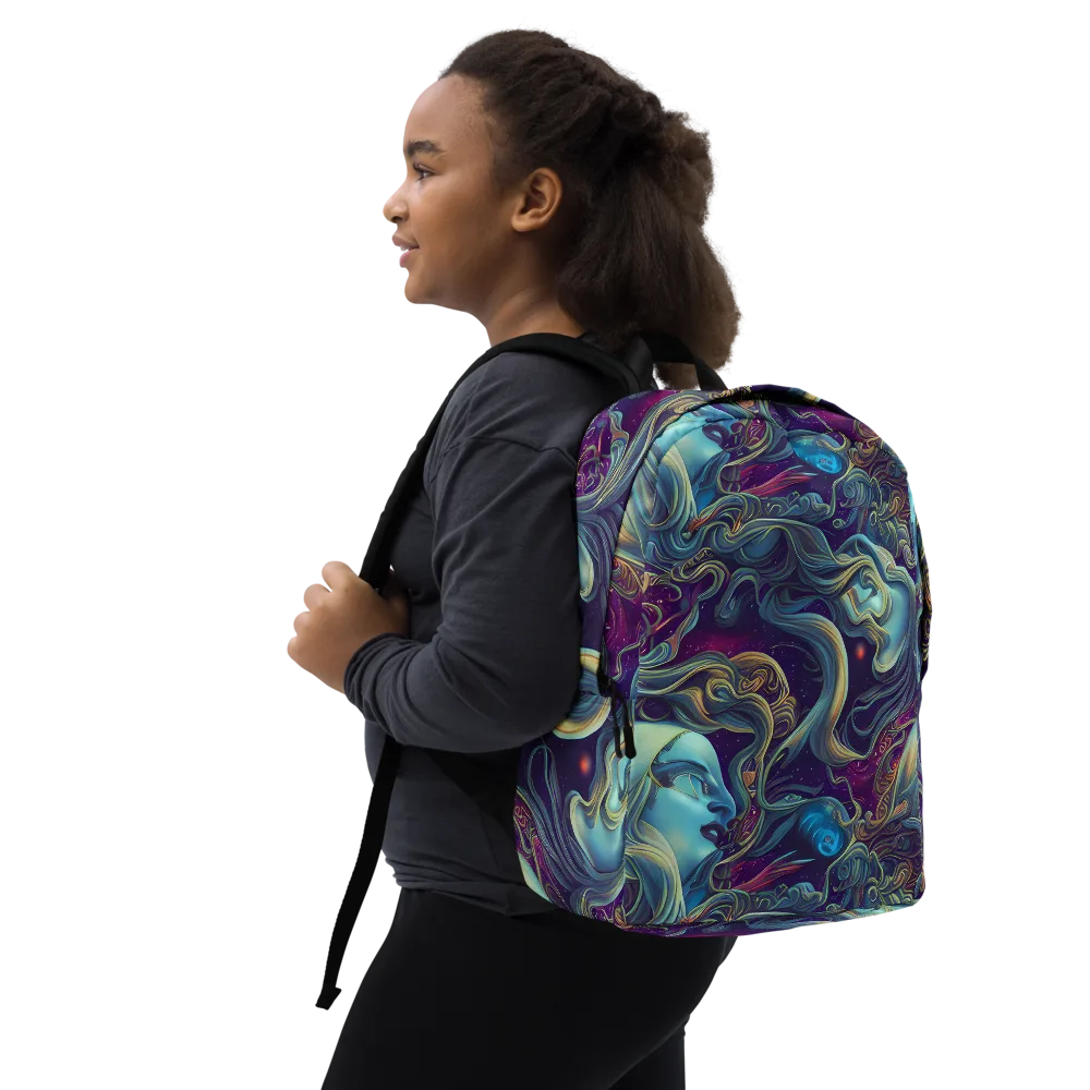 Stellar Waves on Minimalist Backpack — Right Front