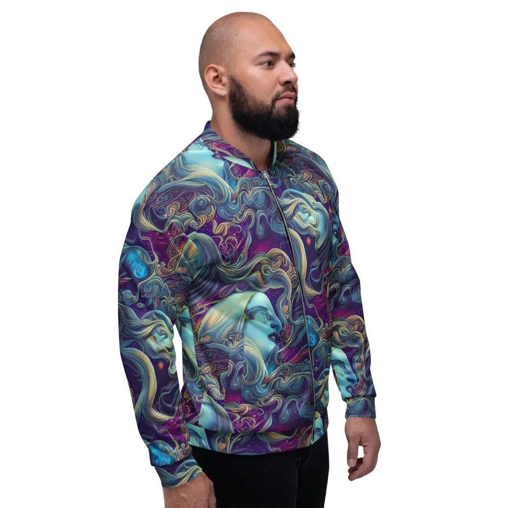 Stellar Waves on Bomber Jacket — Right