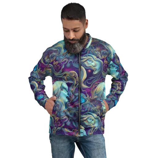 Stellar Waves on a Bomber Jacket
