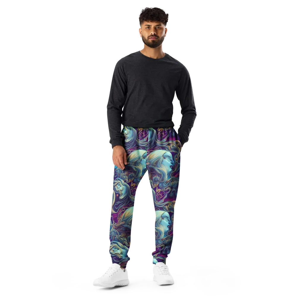 Stellar Waves on Men's Joggers — Front