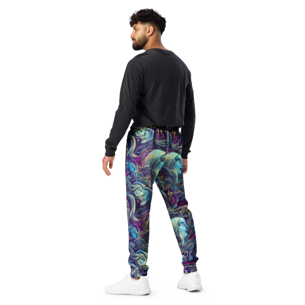 Stellar Waves on Men's Joggers — Back