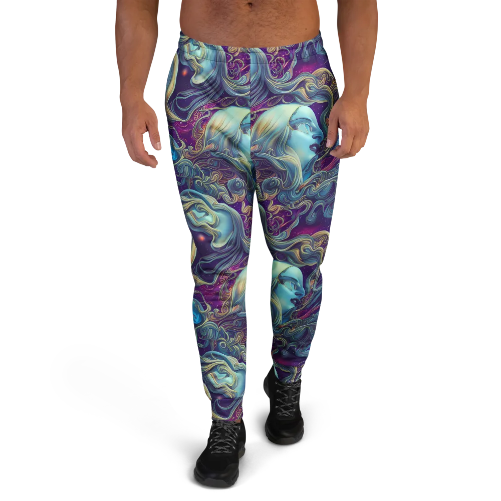 Stellar Waves on Men's Joggers — Front