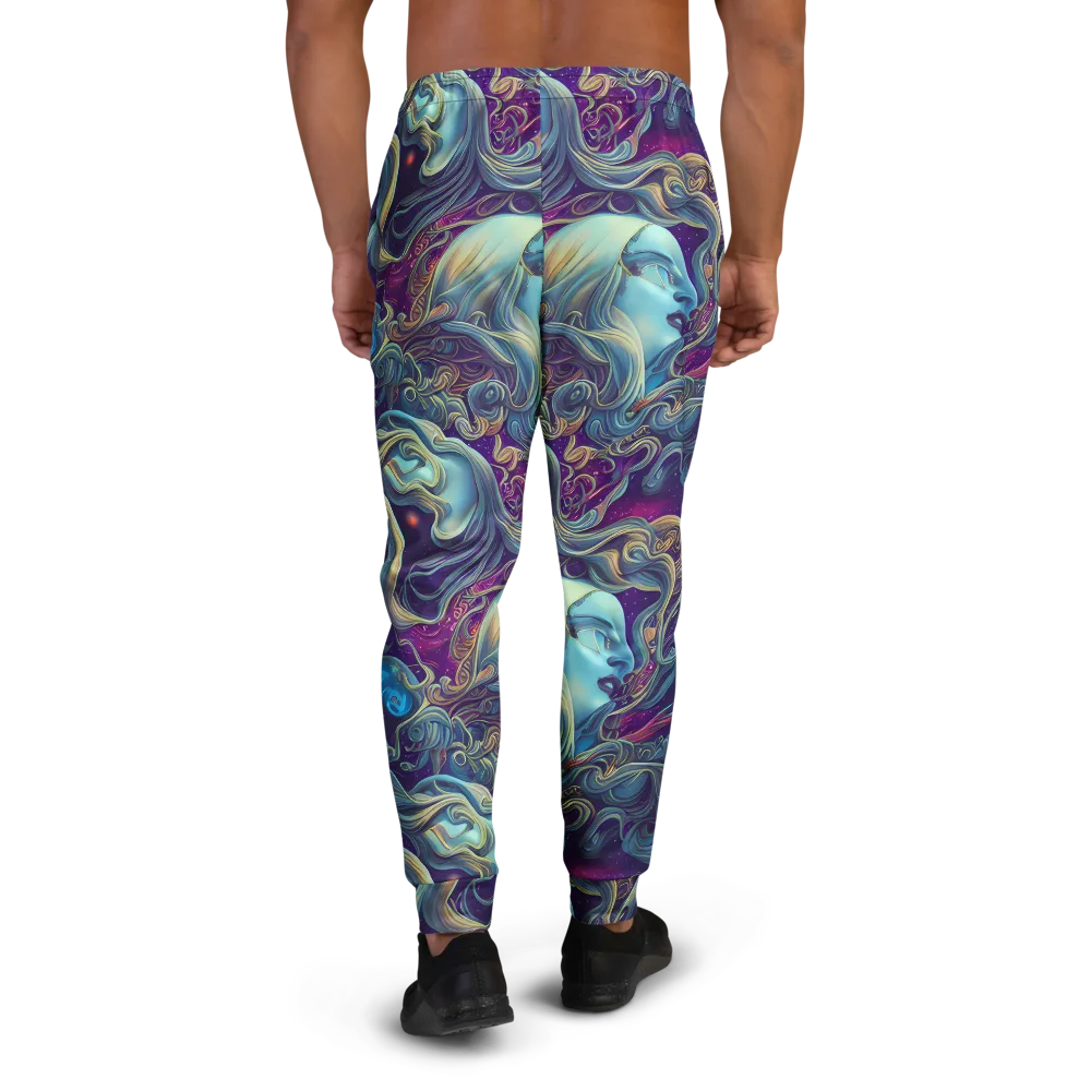 Stellar Waves on Men's Joggers — Back