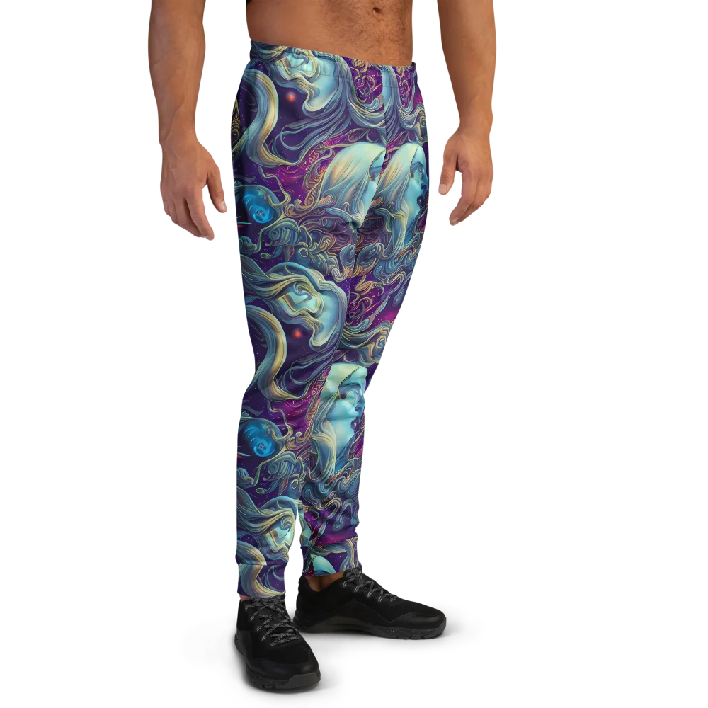 Stellar Waves on Men's Joggers — Right