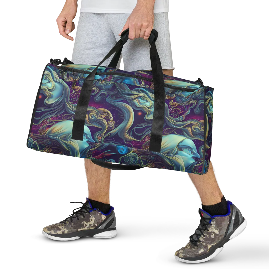Stellar Waves on Duffle Bag — Front