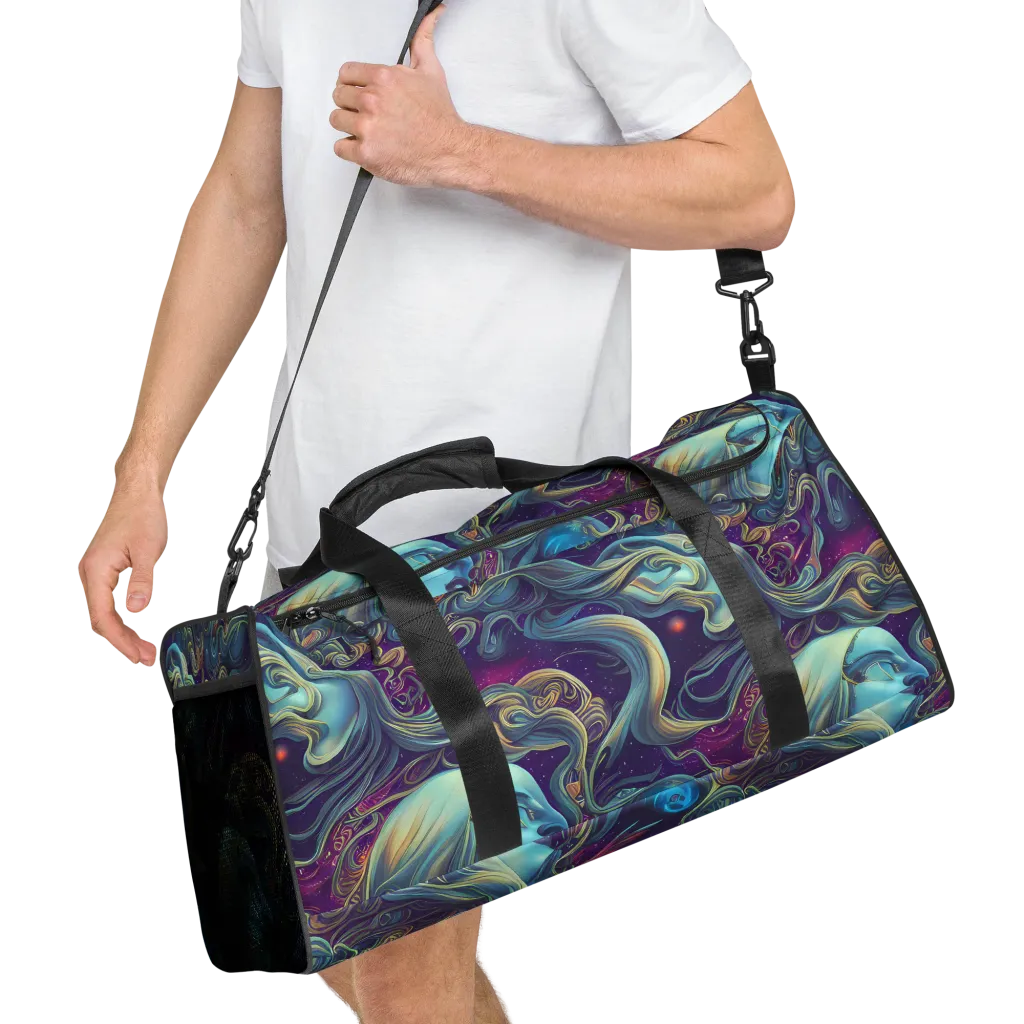 Stellar Waves on Duffle Bag — Right Front