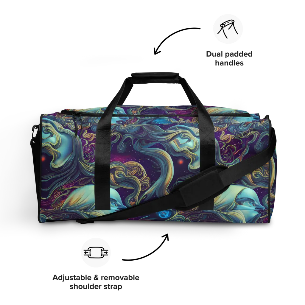 Stellar Waves on Duffle Bag — Front