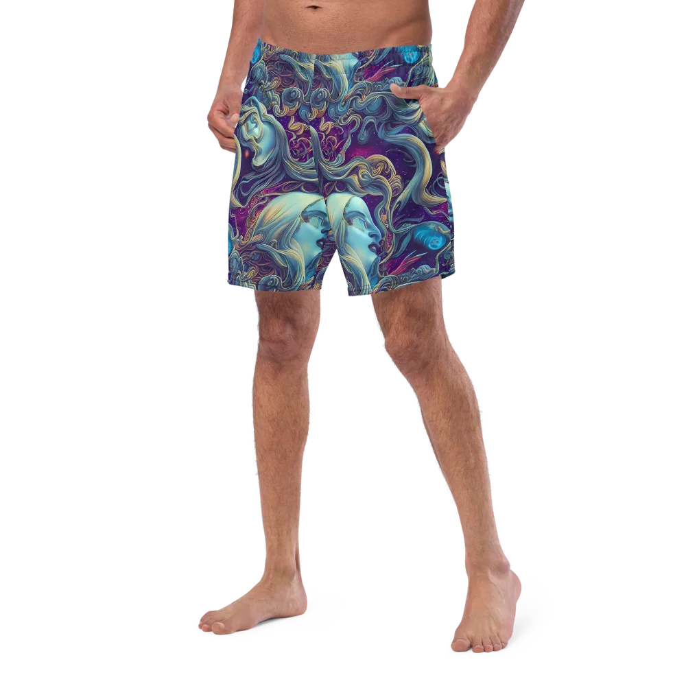Stellar Waves on Swim Trunks — Left Front