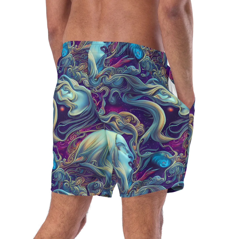 Stellar Waves on Swim Trunks — Right Back