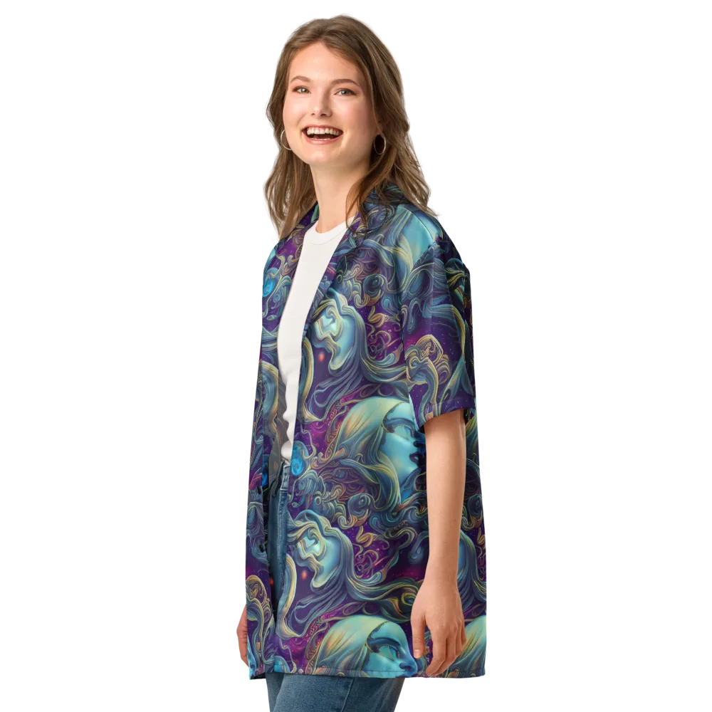 Stellar Waves on Button Shirt — Left Front