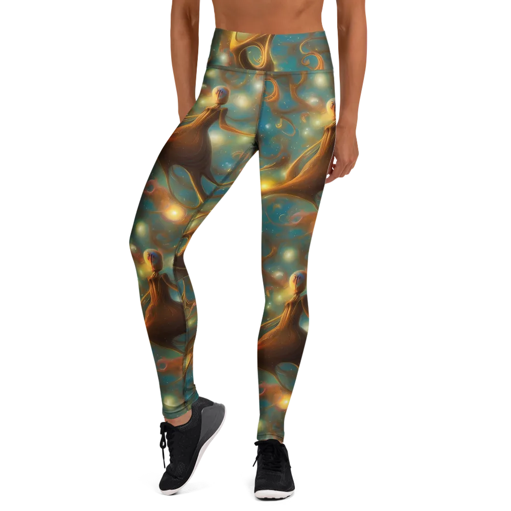 Starry Driftwood on Yoga Leggings — Front
