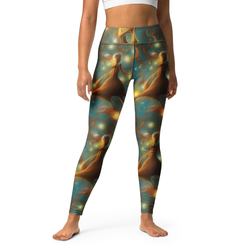 Starry Driftwood on Yoga Leggings — Front