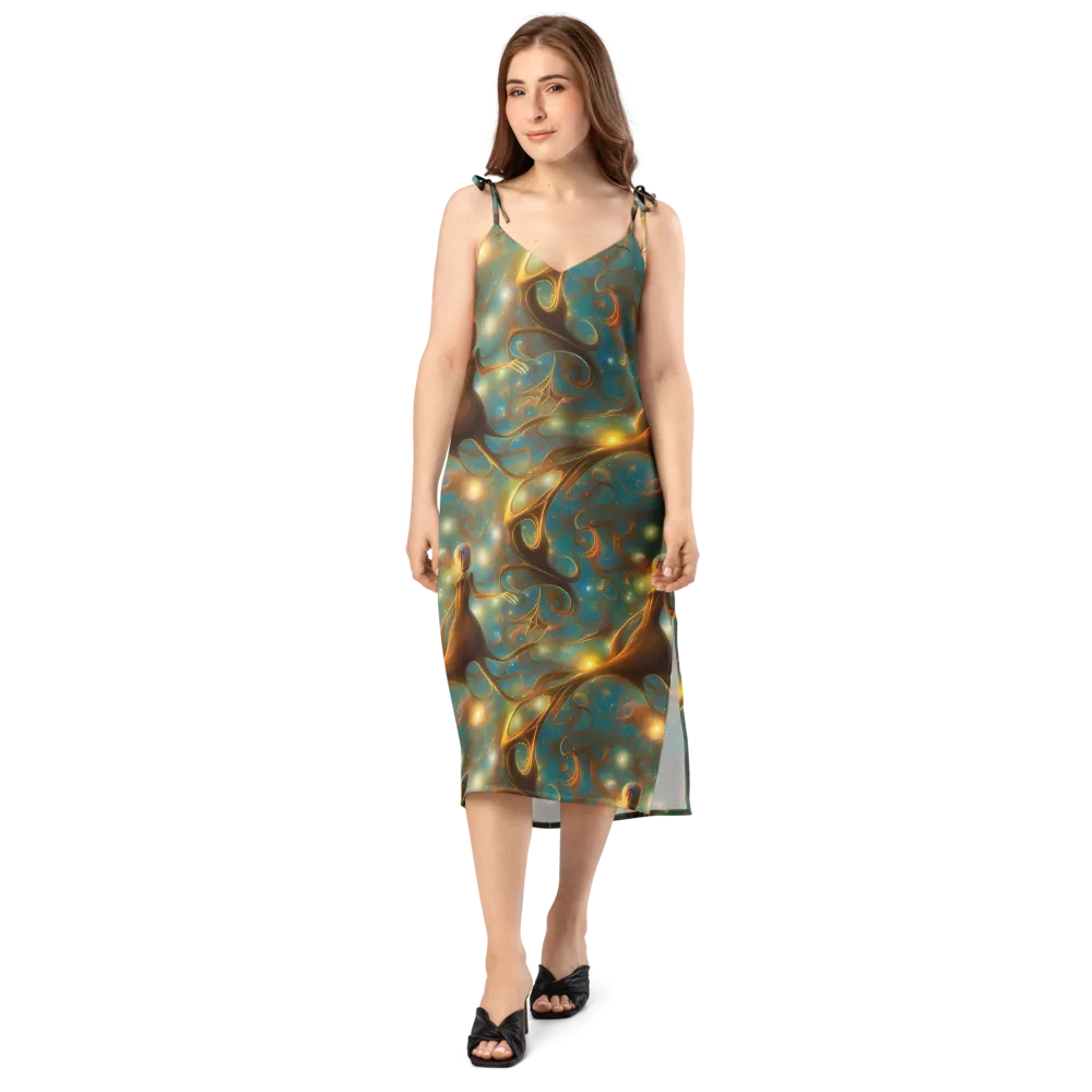 Starry Driftwood on Slip Dress — Front
