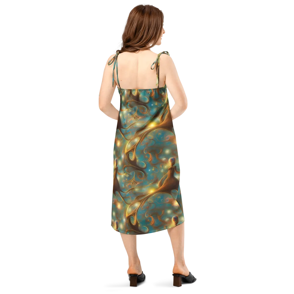Starry Driftwood on Slip Dress — Back