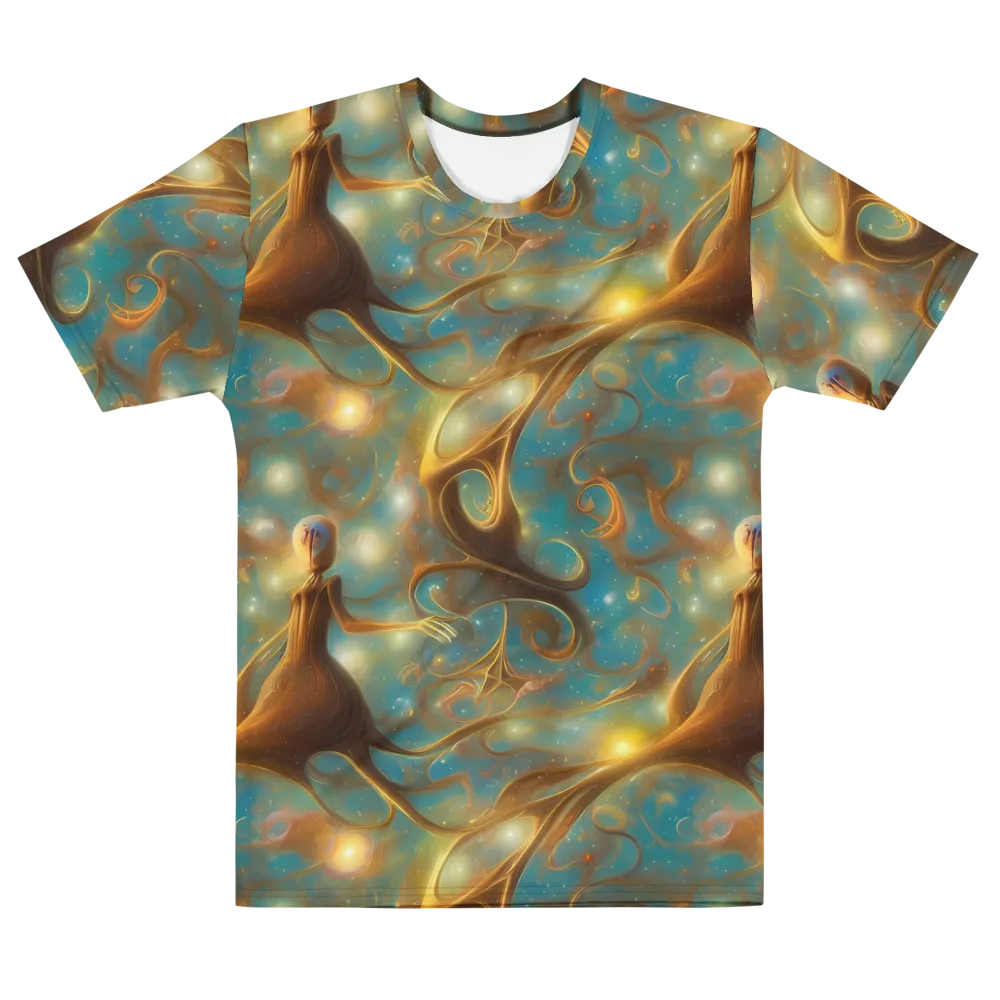 Starry Driftwood on Men's Cotton Crew Neck T-Shirt — Front