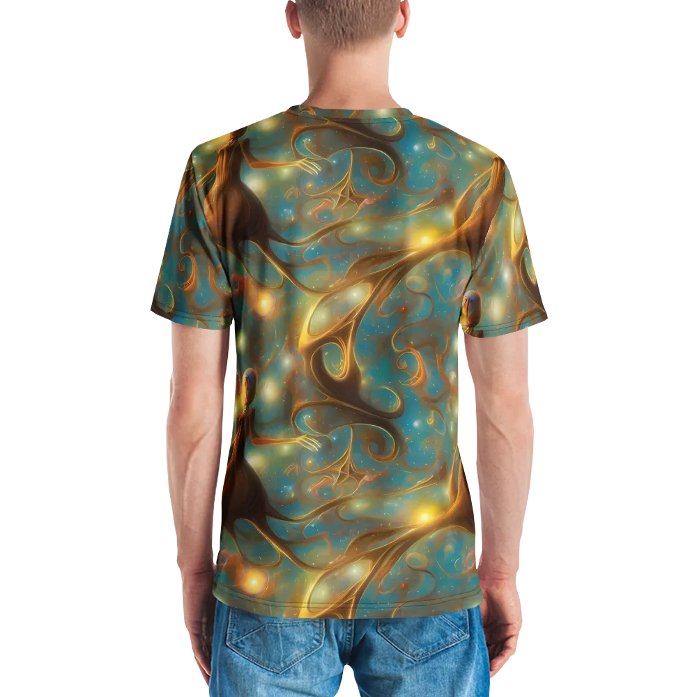 Starry Driftwood on Men's Crew Neck T-Shirt — Back