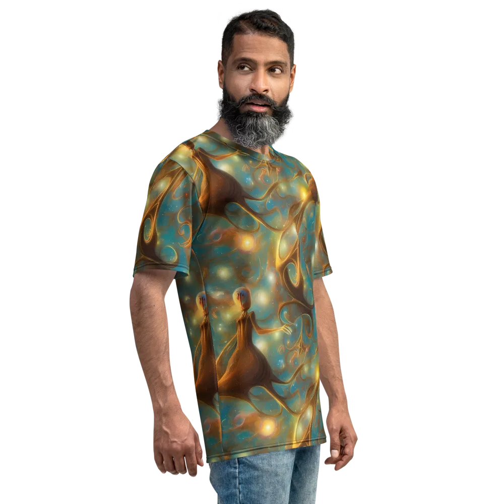 Starry Driftwood on Men's Crew Neck T-Shirt — Right