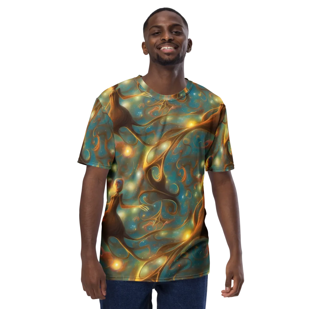 Starry Driftwood on Men's Crew Neck T-Shirt — Front