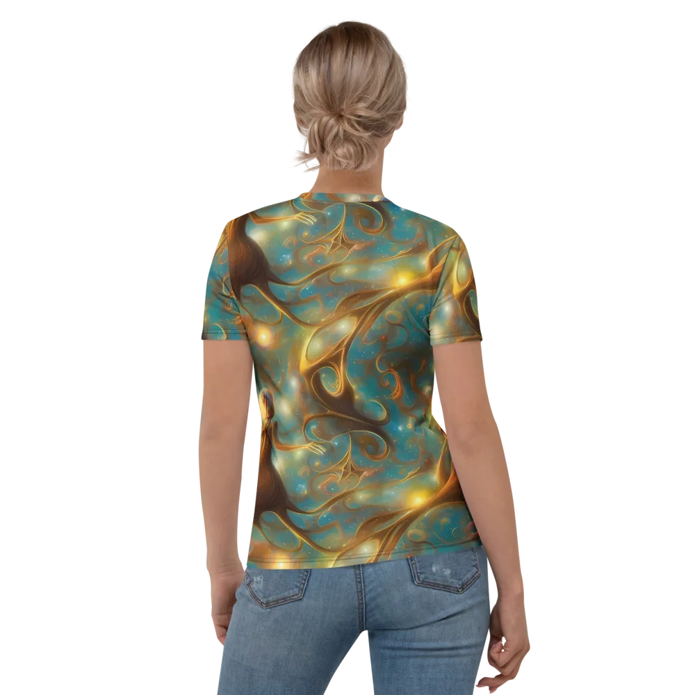 Starry Driftwood on Women's Crew Neck T-Shirt — Back