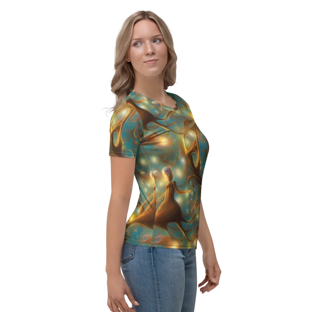 Starry Driftwood on Women's Crew Neck T-Shirt — Right
