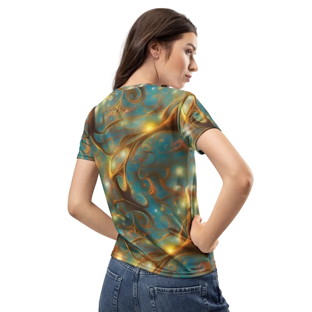 Starry Driftwood on Women's Crew Neck T-Shirt — Back