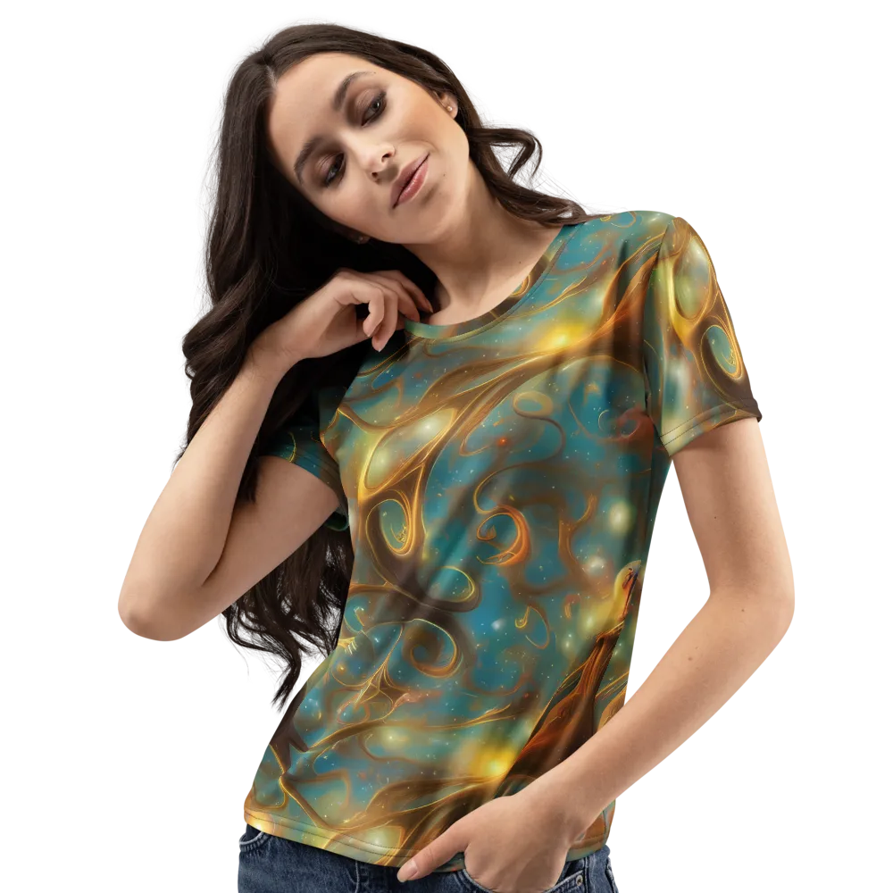 Starry Driftwood on Women's Crew Neck T-Shirt — Left Front