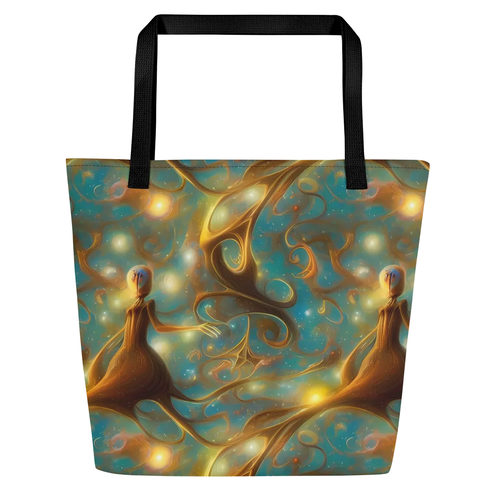 Starry Driftwood on Large Tote Bag W/ Pocket — Front