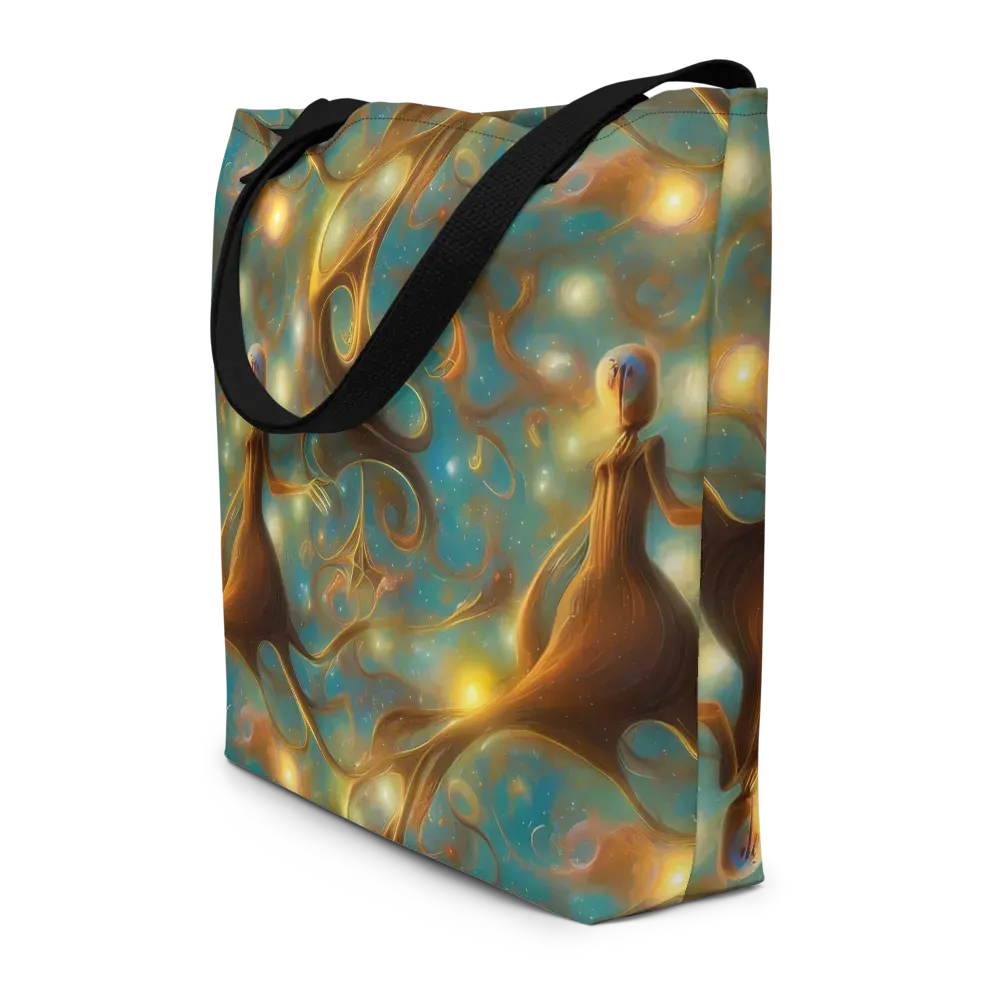 Starry Driftwood on Large Tote Bag W/ Pocket — Front